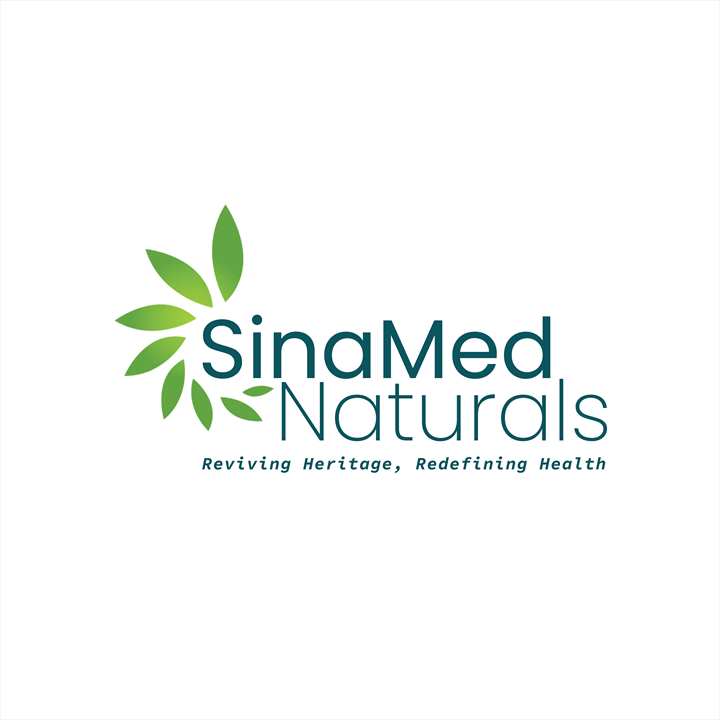SinaMed Naturals brand logo design